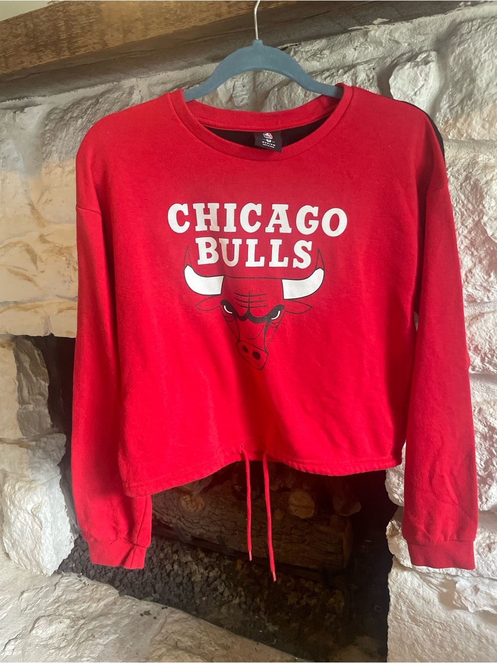 NBA Red Chicago Bulls Sweatshirt Size Medium